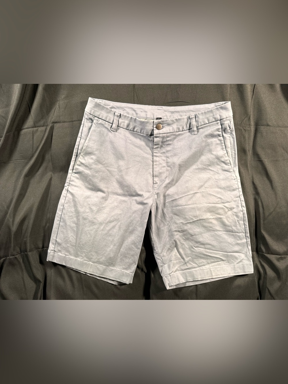 Lululemon Shorts Mens 32 Sea Steel ABC Classic Fit Golf Performance Warpstreme